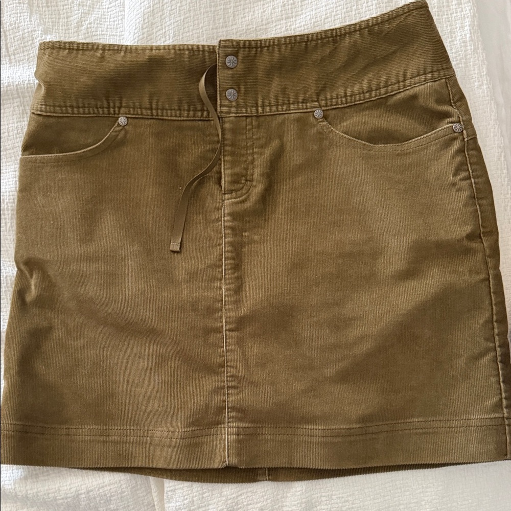 Athleta Olive Mini Skirt
